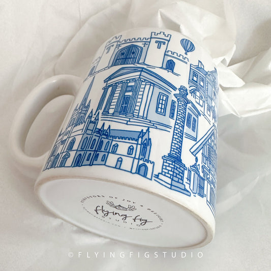 Birr Landmarks Illustration Ceramic Mug