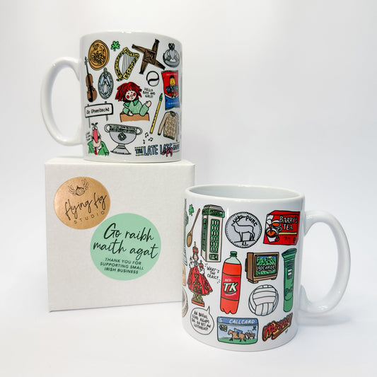 Irish Nostalgia Illustration Mug