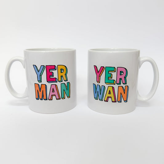 Yer Man/Yer Wan Mugs